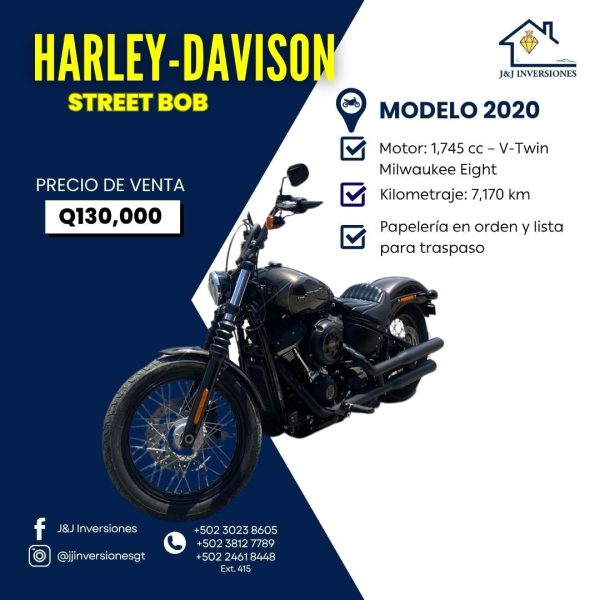 Harley-Davison Street Bob 2020