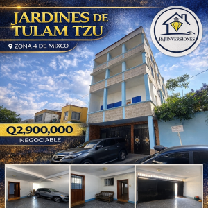 Casa De 5 Niveles En Zona 4 De Mixco